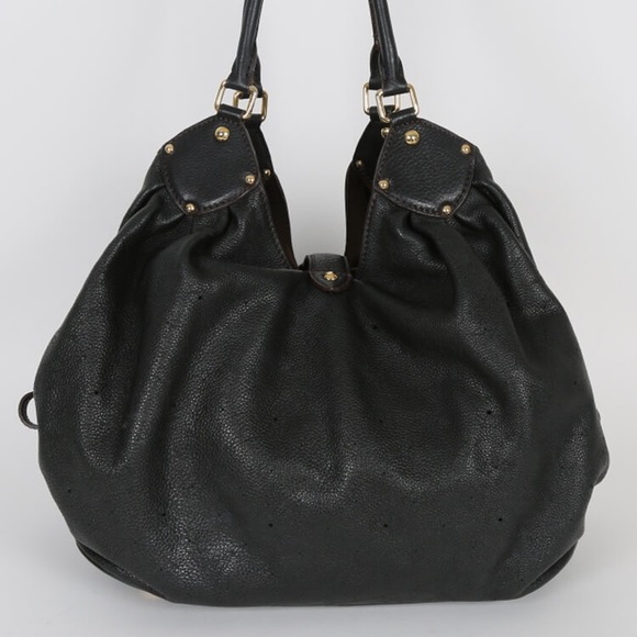 ✨LIKE NEW✨ black leather Louis Vuitton mahina XL - Picture 9 of 15